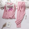 Image of Autumn & Winter Women Pyjamas Sets pajamas Sleepwear Suit Thick