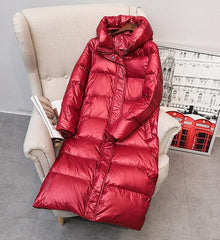 Long Thick Coat For Women Hooded Down Parka Warm Female Clothes Waterproof