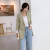 Image of Casual Double Breasted Women Jackets Notched Collar