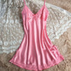 Image of Women Nightdress Sexy mini dress Soft Comfortable Satin Lace