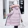 Image of Winter Hooded Thicken Down Coat Women Long Warm Slim Down Jackets Vogue