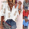 Image of Oversize Long-Sleeve Blouse Women Spring & Autumn Shirt for Women