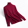 Image of Cashmere Sweater Thin Basic Knitted Sweater Women Turtleneck Pullovers