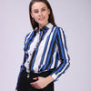 Image of White Blouse Women Chiffon for Office Career Shirts