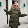 Image of Winter Hooded Warm Down Coat Women Casual Long Down Jackets