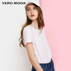 Vero Moda Women's Crew Neck Multicolor Basic style Minimalist T-Shirt Top | 318101551