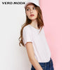 Image of Vero Moda Women's Crew Neck Multicolor Basic style Minimalist T-Shirt Top | 318101551
