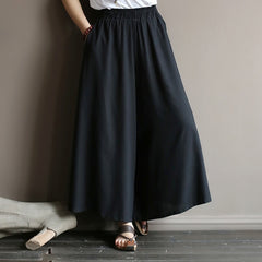 Original literature lazy wind oversized wide leg pants