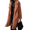 Image of Faux Fur Coat Women Warm Teddy Bear Coat Ladies Fur Jacket