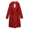 Image of Faux Fur Coat Women Warm Teddy Bear Coat Ladies Fur Jacket