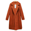 Image of Faux Fur Coat Women Warm Teddy Bear Coat Ladies Fur Jacket