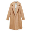 Image of Faux Fur Coat Women Warm Teddy Bear Coat Ladies Fur Jacket