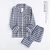 Image of 100% gauze cotton long sleeve casual sleepwear women