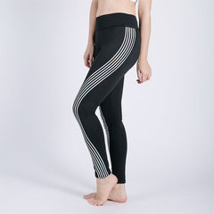 New Woman Fitness Leggings Light High Elastic Shine Leggings Workout