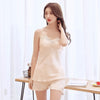 Image of Women Pajamas 5 Pieces Satin Sleepwear