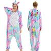 Image of Adults Animal Pajamas Cartoon Sleepwear Unicorn Pajamas