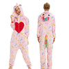 Image of Adults Animal Pajamas Cartoon Sleepwear Unicorn Pajamas