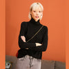 Image of SAM'S TREE Multicolor Solid Minimalist Style Casual Knit Pullover Sweaters Women