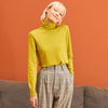 Image of SAM'S TREE Multicolor Solid Minimalist Style Casual Knit Pullover Sweaters Women