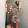 Image of Women Coral Velvet Pajamas Set for Autumn and Winter