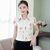 Image of Shirts women elegant casual blouse Office chiffon shirts