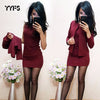 Image of Suits Dress Womens Sexy Sheath O-Neck Mini Dress Casual Coat