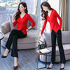 Image of Temperament suit women's 2018 new autumn knit long sleeve slimming jacket