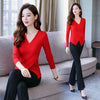 Image of Temperament suit women's 2018 new autumn knit long sleeve slimming jacket