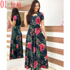 Image of Elegant Spring Autumn Women Dress 2019 Casual Bohmia Flower Print Maxi Dresses Fashion Hollow Out Tunic Vestidos Dress Plus Size