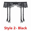 Image of Sexy women lace Black/white/red brand garter temptation ultra-thin female silk stockings Suspender Belt Wedding garters belts