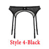 Image of Sexy women lace Black/white/red brand garter temptation ultra-thin female silk stockings Suspender Belt Wedding garters belts