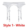 Image of Sexy women lace Black/white/red brand garter temptation ultra-thin female silk stockings Suspender Belt Wedding garters belts