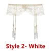 Image of Sexy women lace Black/white/red brand garter temptation ultra-thin female silk stockings Suspender Belt Wedding garters belts