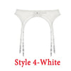 Image of Sexy women lace Black/white/red brand garter temptation ultra-thin female silk stockings Suspender Belt Wedding garters belts