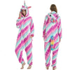 Image of Unisex Adults Animal Pajamas Anime Onesie Stitch Unicorn Panda Bear