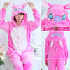 Image of Unisex Adults Animal Pajamas Anime Onesie Stitch Unicorn Panda Bear