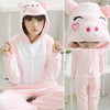 Image of Unisex Adults Animal Pajamas Anime Onesie Stitch Unicorn Panda Bear