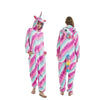 Image of New Winter Women Men Unisex Adult Cute Cartoon Onesie Animal Pajamas unicornio Unicorn Stitch Kigurumi Flannel Nightie Sleepwear