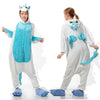 Image of New Winter Women Men Unisex Adult Cute Cartoon Onesie Animal Pajamas unicornio Unicorn Stitch Kigurumi Flannel Nightie Sleepwear