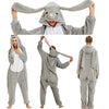 Image of New Winter Women Men Unisex Adult Cute Cartoon Onesie Animal Pajamas unicornio Unicorn Stitch Kigurumi Flannel Nightie Sleepwear