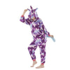 Image of New Winter Women Men Unisex Adult Cute Cartoon Onesie Animal Pajamas unicornio Unicorn Stitch Kigurumi Flannel Nightie Sleepwear