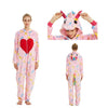 Image of Pajamas For Women Unicorn Stitch Kigurumi Flannel Cute Animal Pajamas Sets Winter Sleepwear