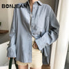 Image of Cotton Blouse Women Summer Shirt Spring Long Sleeve