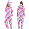 Image of Unicorn Pajamas Suit Warm Soft Stitch Sleepwear