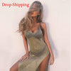 Image of Fashion Mesh Cover Up Sarong Sexy Beach Dress Vestido Crochet Golden Swimsuit Swimwear Women Trend Pareo Bikini Sarong Cover-up