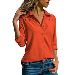 Women Blouses 2020 Spring Elegant Pure Long Sleeve Blouse Shirt