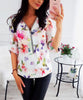 Image of Spring Large Size Women 2020 Casual V Neck Shirt