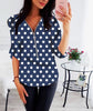 Image of Spring Large Size Women 2020 Casual V Neck Shirt