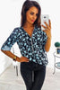 Image of Spring Large Size Women 2020 Casual V Neck Shirt