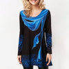 Image of Floral Print O-Neck Full Sleeve Woman's Blouses